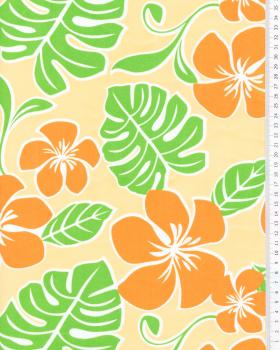 Polynesian Fabric MOEMOEA Orange - Tissushop